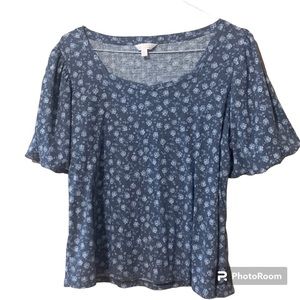 Laura Conrad Poof Sleeve Top